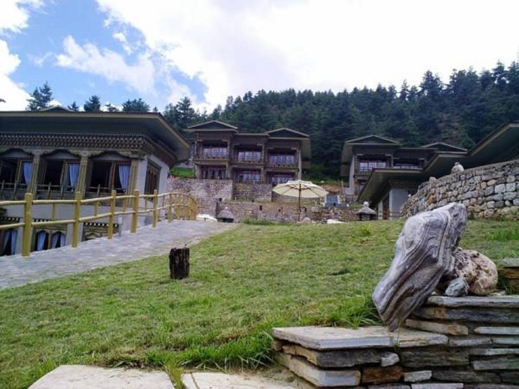 Khangkhu Resort Paro Kamer foto